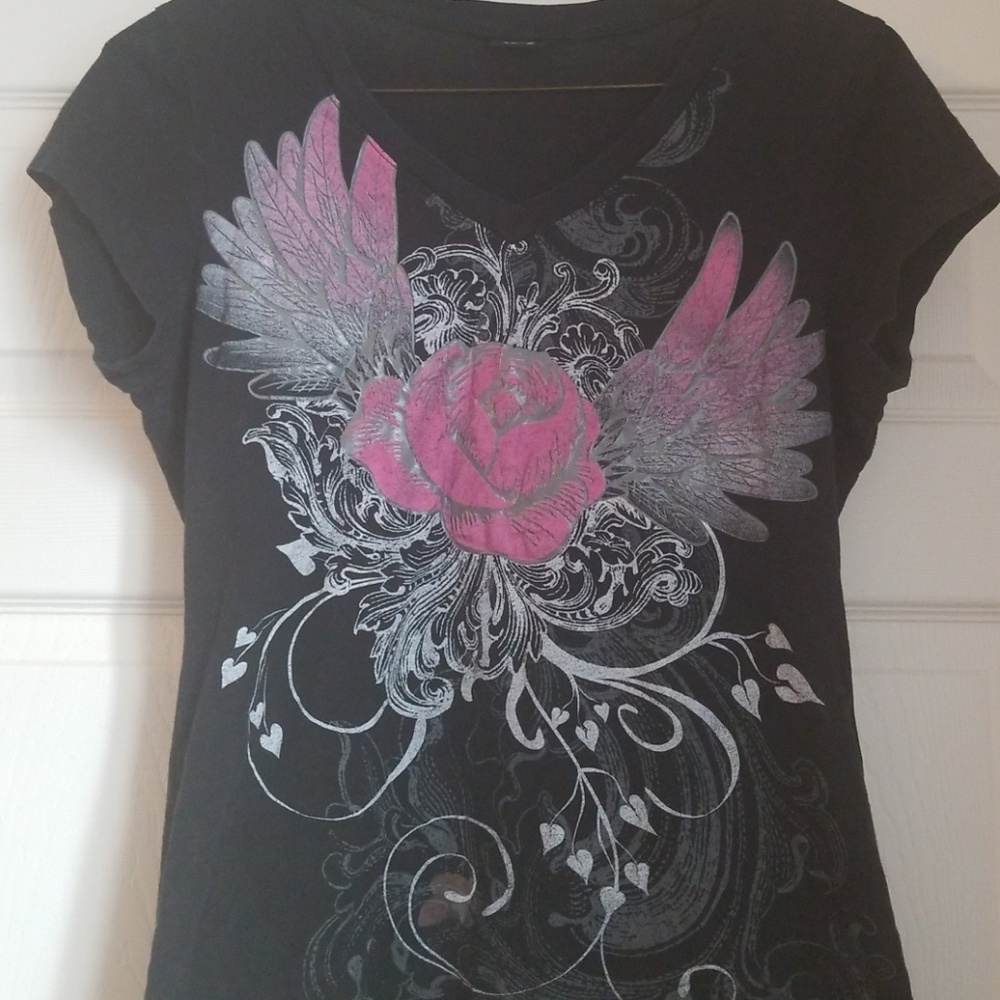 Black Graphic T